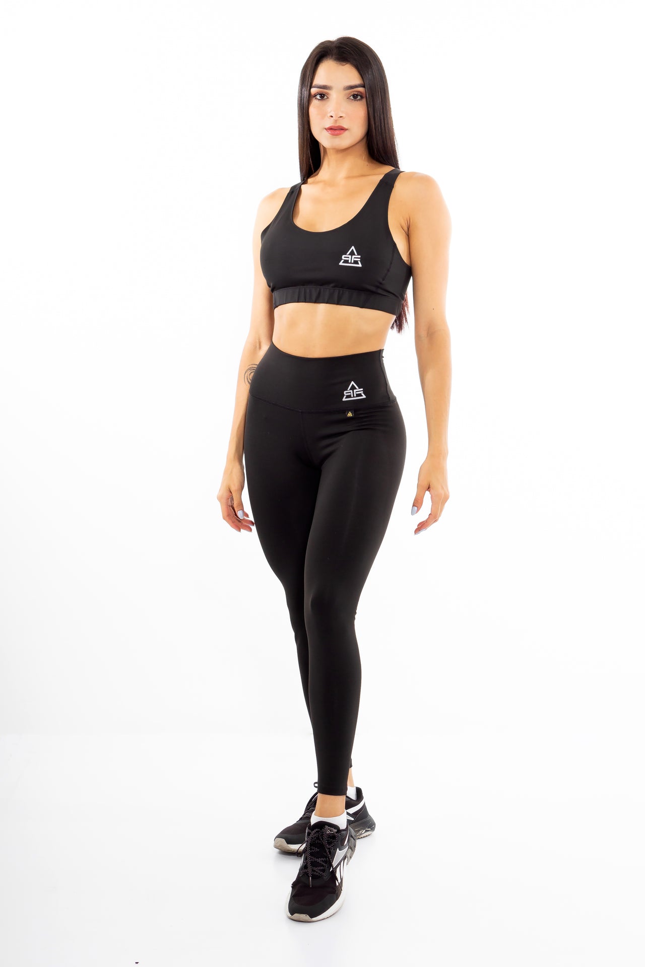 Black Ribbed Airlift High-Waist 7/8 Enchanted Legging